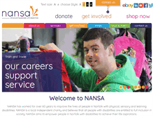 Tablet Screenshot of nansa.org.uk